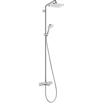 Душевая система Hansgrohe Croma E 280 1jet Showerpipe 27687000 с термостатом