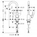 Смеситель Hansgrohe Logis M31 71835000 для кухонной мойки