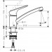 Смеситель Hansgrohe Logis M31 71830000 для кухонной мойки