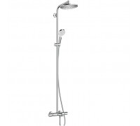 Душевая система Hansgrohe Crometta S 240 Showerpipe 27320000 с термостатом