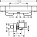 Смеситель Hansgrohe Ecostat E 15773000 для душа с термостатом, хром