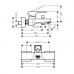 Смеситель Hansgrohe Metropol 74540000 для ванны и душа