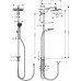 Душевой гарнитур Hansgrohe Crometta E 240 1jet Showerpipe Reno 27289000