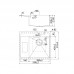 Мойка кухонная IDDIS Haze HAZ59SRi77 сатин