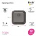 Мойка кухонная IDDIS Mate MAT44GMi77 графит/матовый