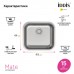 Мойка кухонная IDDIS Mate MAT49S0i77 сталь