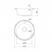 Мойка кухонная IDDIS Basic BAS51P0i77 сталь полированная