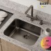 Мойка кухонная IDDIS Mate MAT53GMi77 графит/матовый