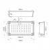 Коландер IDDIS Kitchen Line KOL23GMi59 графит/матовый