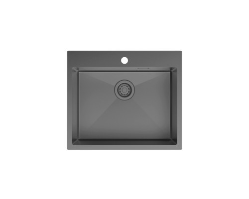 Мойка кухонная IDDIS Haze HAZ59GMi77 графит/матовый