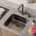 Мойка кухонная IDDIS Mate MAT44GMi77 графит/матовый
