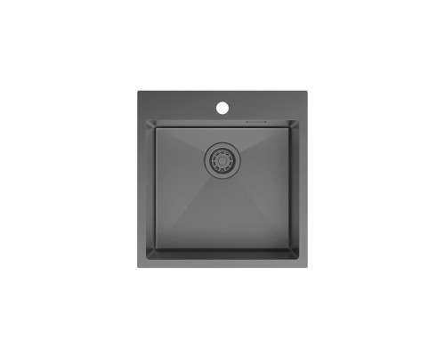 Мойка кухонная IDDIS Haze HAZ49GMi77 графит/матовый
