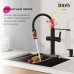 Смеситель IDDIS Ikon IKNBLFFi05 для кухонной мойки с подключением к фильтру, черный/матовый