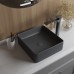 Раковина IDDIS Slide SLIGM01i27 накладная, серый/матовый