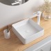 Раковина IDDIS Slide SLIWM01i27 накладная, белый/матовый