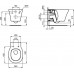 Комплект 3 в 1 (унитаз подвесной Ideal Standard CONNECT AIR E005401 + Инсталляция PROSYS FRAME 120 M R020467 + сиденье с микролифтом E036601) E212101