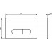 Кнопка смыва Ideal Standard OLEAS M1 чёрный R0115A6