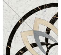 Декор Italon Charme Extra Carrara Rosone Angolo 59х59 Lux 620120000065