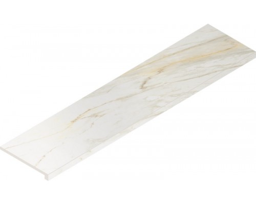 Ступень Italon Стелларис Каррара Айвори 33x120 угловая правая 620070002600
