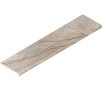 Ступень Italon Стелларис Элегант Сильвер 33x120 угловая правая 620070002602