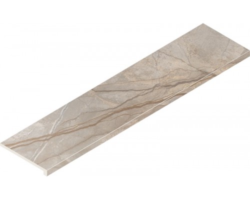 Ступень Italon Стелларис Элегант Сильвер 33x120 угловая правая 620070002602