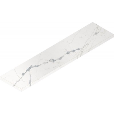 Ступень Italon Стелларис Статуарио Уайт 33x120 угловая левая 620070002605