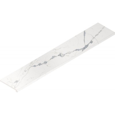 Ступень Italon Стелларис Статуарио Уайт 33x160 фронтальная 620070002612
