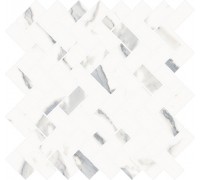 Мозаика Italon Стелларис Статуарио Уайт Кросс 31,5x29,7 620110000211