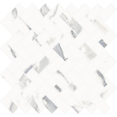Мозаика Italon Стелларис Статуарио Уайт Кросс 31,5x29,7 620110000211