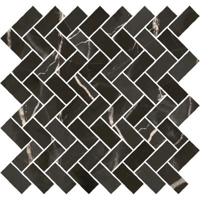 Мозаика Italon Стелларис Абсолют Блэк Кросс 31,5x29,7 620110000217