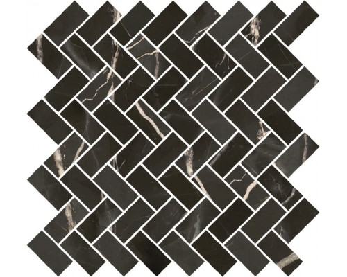 Мозаика Italon Стелларис Абсолют Блэк Кросс 31,5x29,7 620110000217