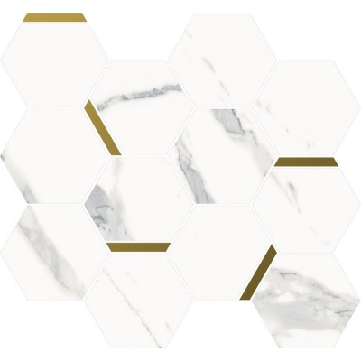 Мозаика Italon Стелларис Статуарио Уайт Шик 28,3x32,8 620110000220