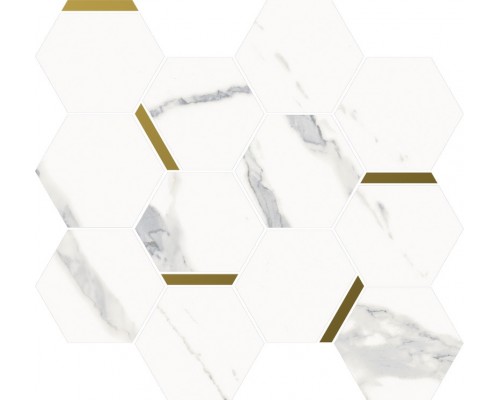 Мозаика Italon Стелларис Статуарио Уайт Шик 28,3x32,8 620110000220