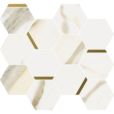 Мозаика Italon Стелларис Калакатта Голд Шик 28,3x32,8 620110000221