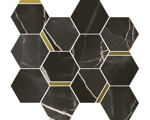 Мозаика Italon Стелларис Абсолют Блэк Шик 28,3x32,8 620110000226