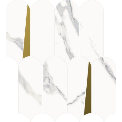 Мозаика Italon Стелларис Статуарио Уайт Элегант 32,5x36,1 620110000229