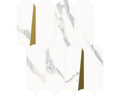 Мозаика Italon Стелларис Статуарио Уайт Элегант 32,5x36,1 620110000229