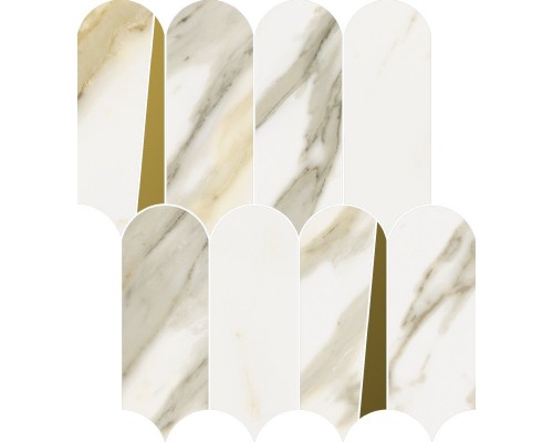 Мозаика Italon Стелларис Калакатта Голд Элегант 32,5x36,1 620110000230