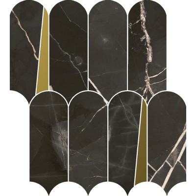 Мозаика Italon Стелларис Абсолют Блэк Элегант 32,5x36,1 620110000235