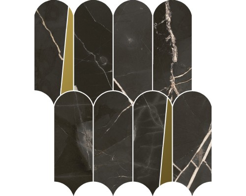 Мозаика Italon Стелларис Абсолют Блэк Элегант 32,5x36,1 620110000235