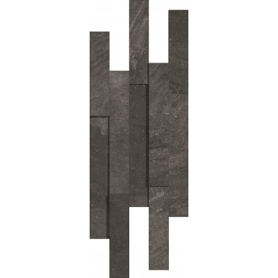 Декор Italon Climb Graphite Brick 3D 28х78 620110000060