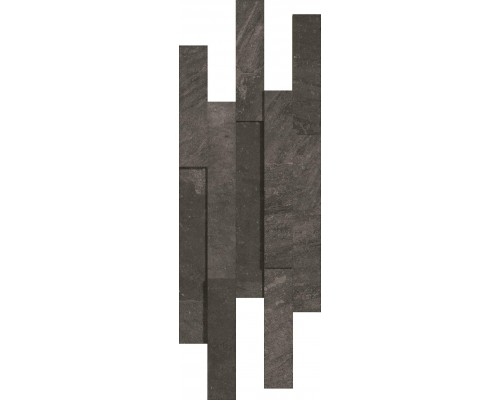 Декор Italon Climb Graphite Brick 3D 28х78 620110000060