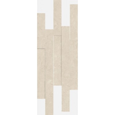 Декор Italon Genesis White Brick 3D 28х78 620110000086