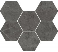 Мозаика Italon Charme Evo Antracite Hexagon 25х29 620110000050
