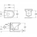 Унитаз подвесной Jacob Delafon Elite EDX114RU-00 безободковый, тонкое с микролифтом