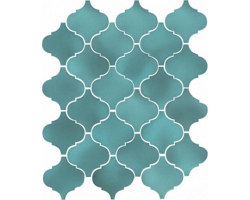 Керамическая мозаика Kerama Marazzi Арабески майолика 26x30 бирюза 65006