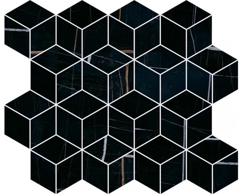 Керамическая мозаика Kerama Marazzi Греппи 45x37,5 чёрный T017\14026