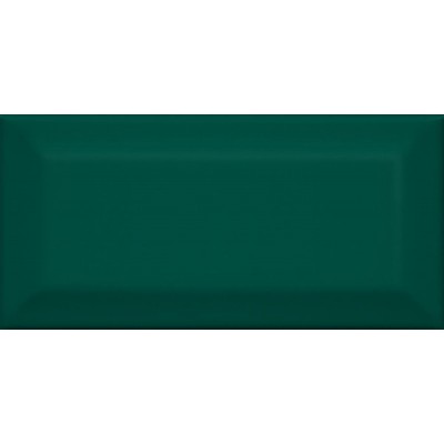 Керамическая плитка Kerama Marazzi Клемансо 7,4х15 зелёный грань 16058