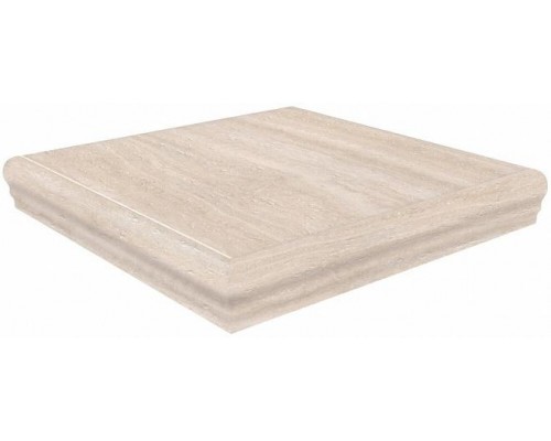 Ступень Kerama Marazzi Пантеон 34х34 бежевый левая угловая SG157200R\GR\ANS