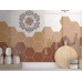 Керамическая плитка Kerama Marazzi Макарена 20x23,1 коричневый 24015